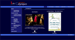 Desktop Screenshot of colyriques.be